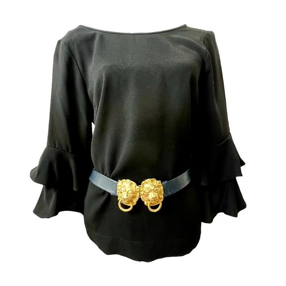 Mimi di N Lion Knocker Belt Buckle and Belt